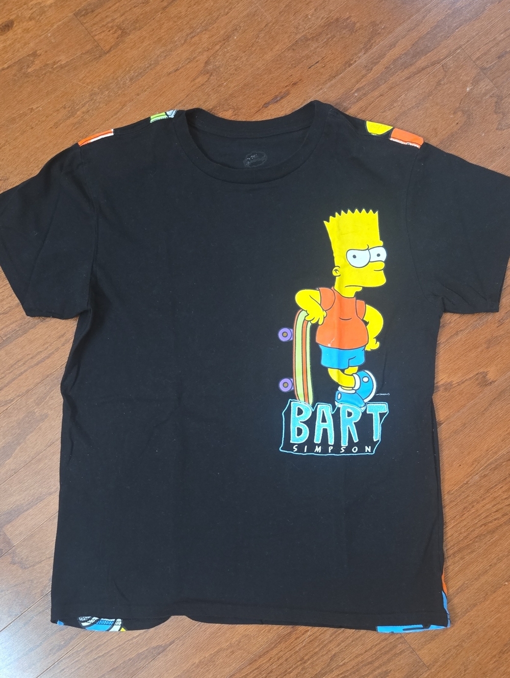 The Simpsons Bart Simpson Skate Graphic Tee Men's Large